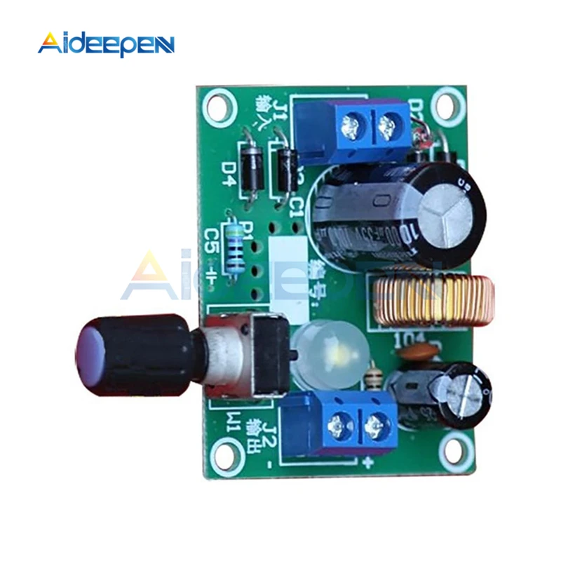 LM2596 регулируемые Понижающие наборы DIY DC 3,2 V-40 V до 1,23 V-35 V 3A стабилизатор напряжения точный Бак Блок питания