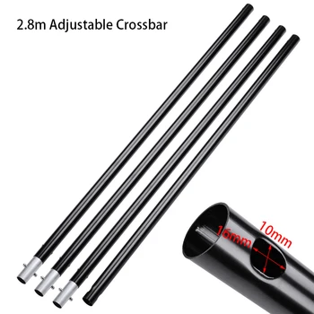 

Pohiks 2.8m Adjustable Photography Backdrop Support Crossbar Aluminum Alloy Photo Background Stand Crossbar For Photo Studio