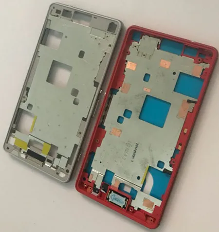 Для sony Xperia Z3 Compact Z3 mini D5803 D5833 Крышка корпуса Передняя средняя рамка средняя заглушка рамы