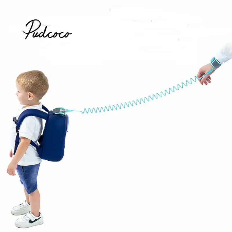 pudcoco 1.5-2.5m Kids Safety Harness Adjustable Children Leash Anti-lost Wrist Link Traction Rope Baby Walker Wristband | Мать и ребенок