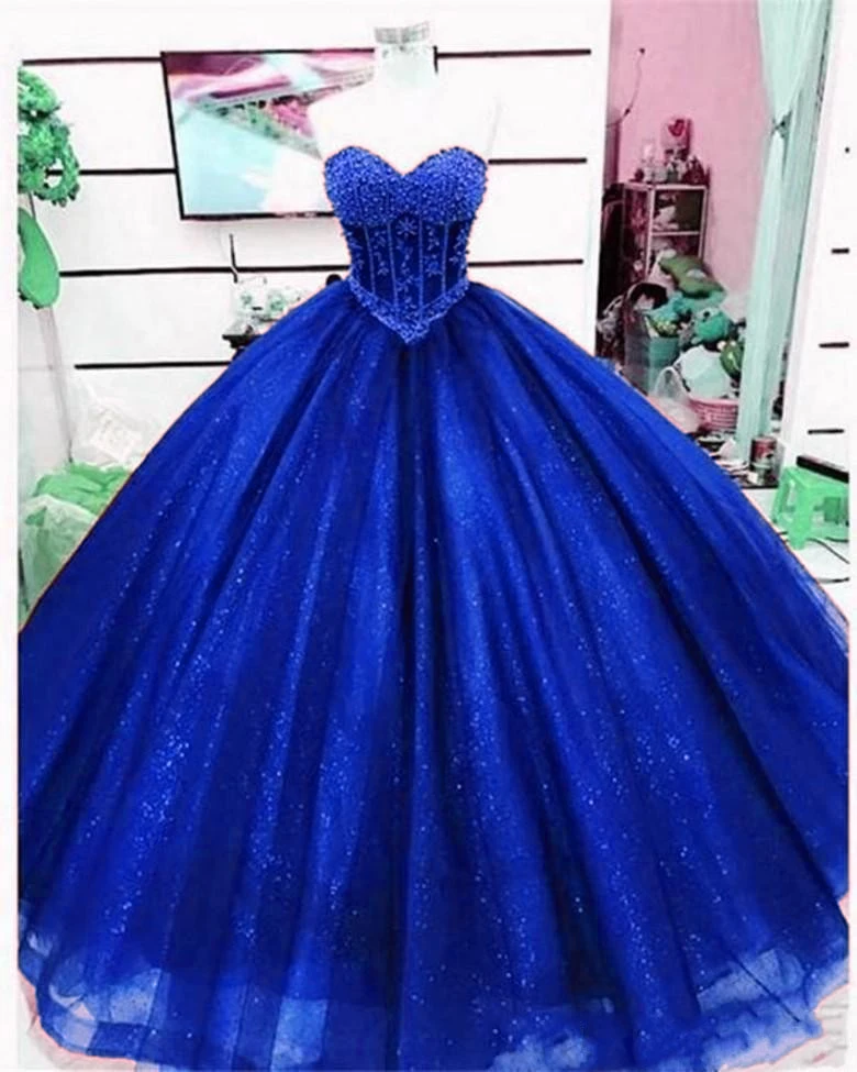 ANGELSBRIDEP Sweetheart Ball Gown Quinceanera Dresses Vestidos De 15 Anos Fashion Glitter Tulle Birthday Princess Party Gowns
