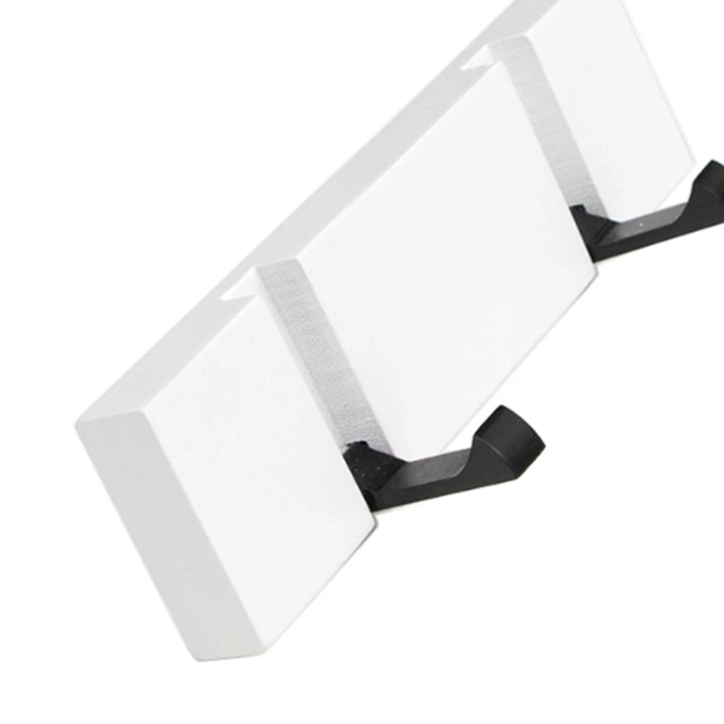 White 2 Hooks Складной Деревянный металлический крючок, настенная вешалка, крючок для пальто, одежды для ванной комнаты, полотенце, ключ, шляпа, сумка для одежды, домашний декор для кухни - Цвет: White 2 Hooks