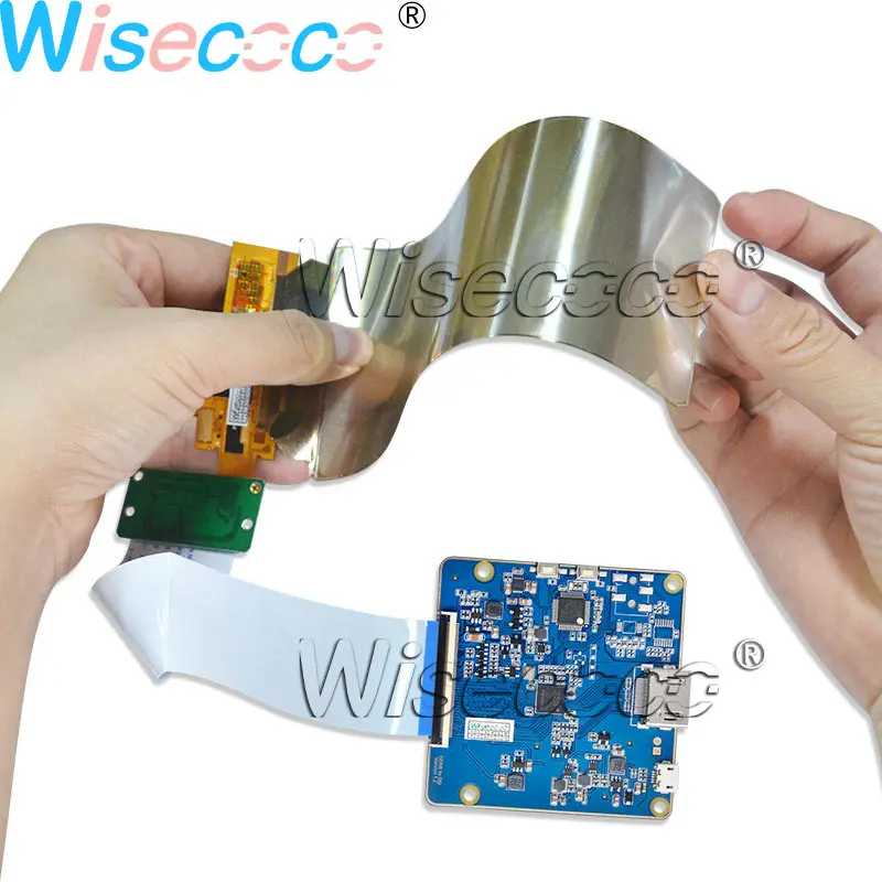 

10PC/LOT Wisecoco 6 Inch Flexible OLED Panel 2160*1080 LCD IPS Display Slim Screen with HDMI to MIPI Driver Board