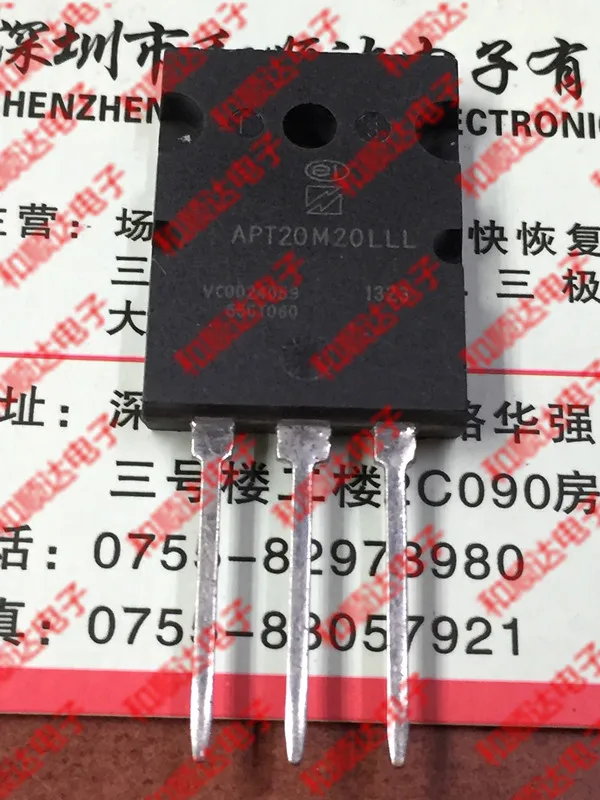 

5pcs/lot APT20M20LLL TO-264 200V 100A