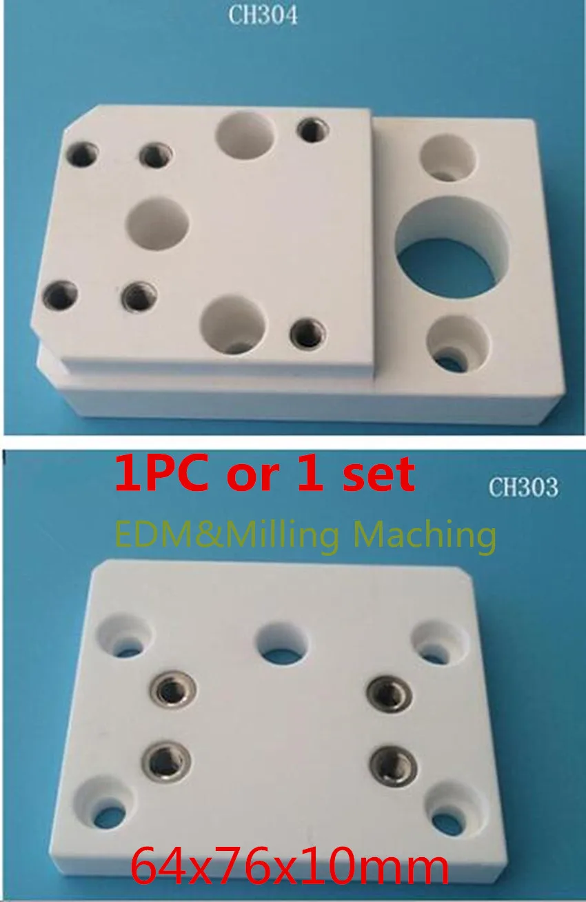 

Wire EDM Machine CH303 76*64*10mm CH304 Isolator Plate Ceramic For CNC Chmer Machine CW/HW Service