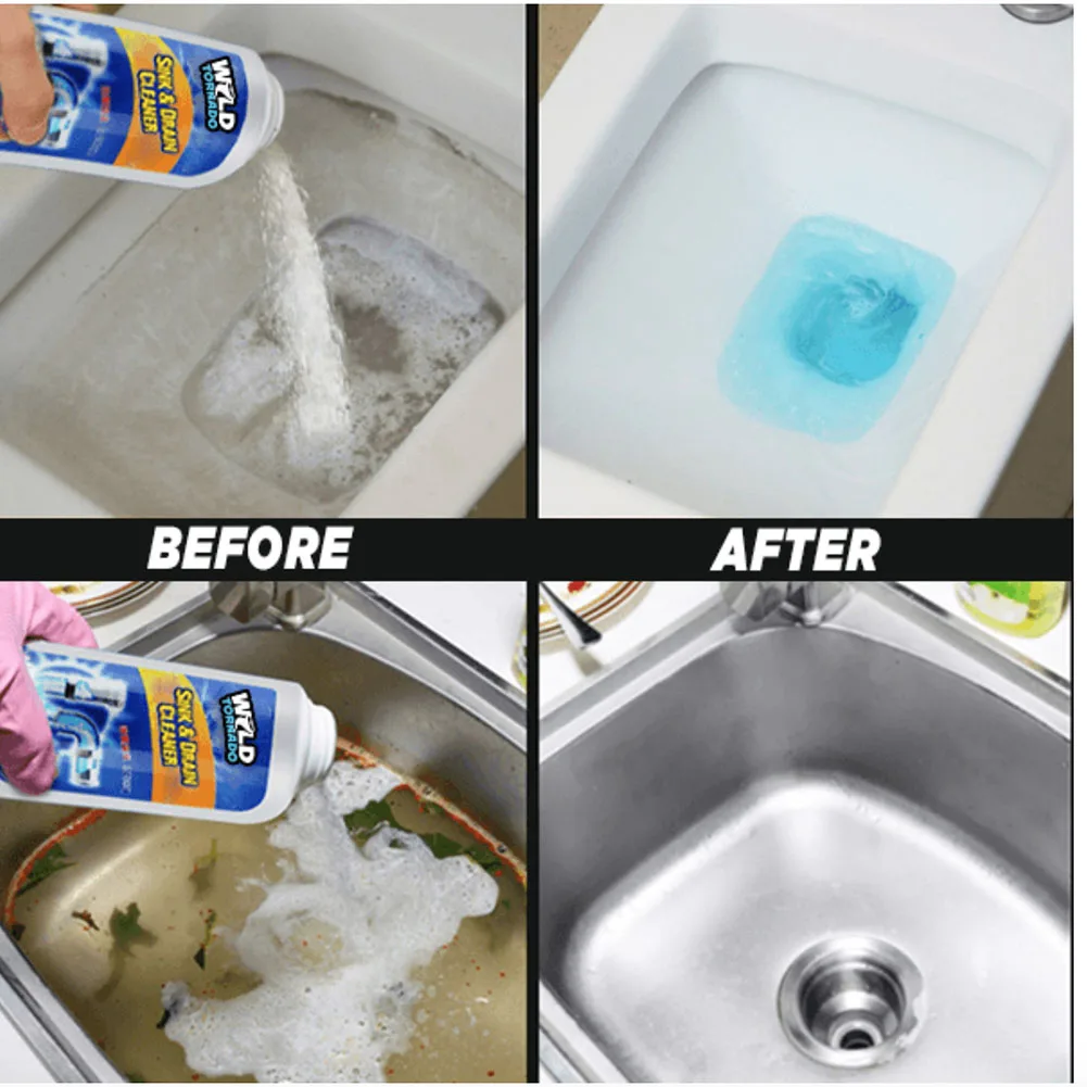 Drain Cleaners Strong pipe dredging agent kitchen water pipe sewer toilet closestool clean deodorant Powder Sink Drain Cleaner