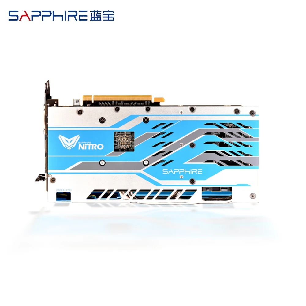 SAPPHIRE AMD Radeon NITRO+ RX 580 графическая карта 8 ГБ GDDR5 256bit Backplate Special Edition(UEFI) PCI-E видеокарты б/у карты
