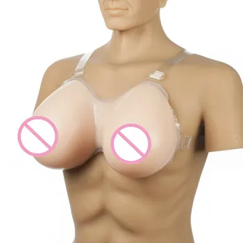 

Silicone Breast Forms with Straps Realistic Boobs Drag Queen HH Cup 3600g Silicone Bra Sticky Bra
