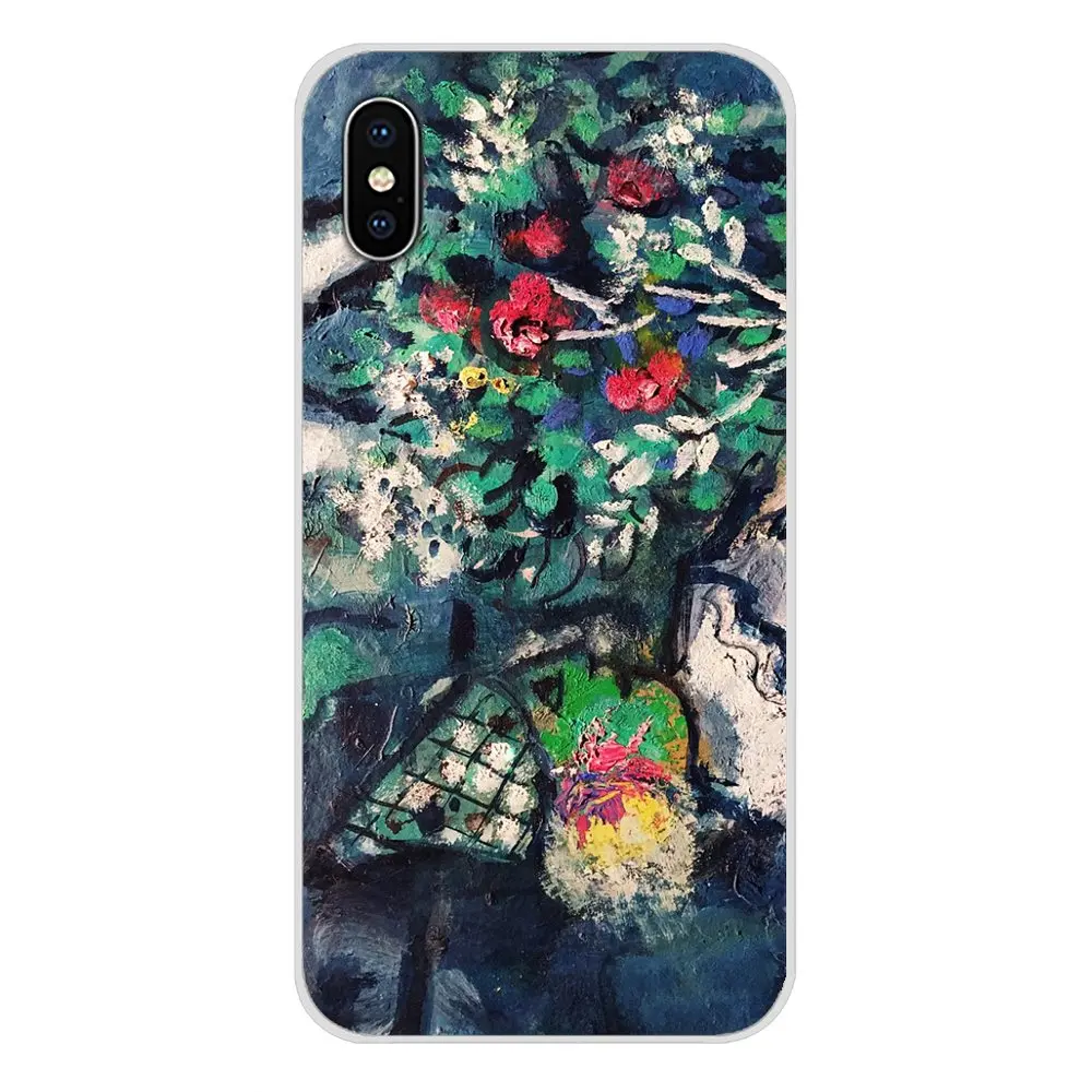 Аксессуары, чехлы для телефона, Марк Шагал, живопись для Apple IPhone X XR XS 11Pro MAX 4S 5s 5C SE 6S 7 8 Plus ipod touch 5 6
