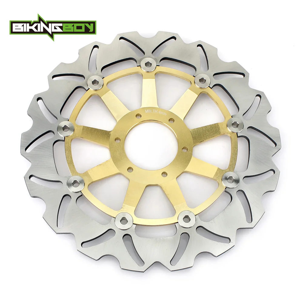 BIKINGBOY для HONDA CBR 600 F F4 Supersport FX FY 1999 2000 волнистые плавающие Полный Комплект Передние Задние тормозные диски роторы колодки