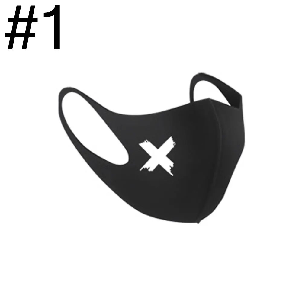 1 шт. многоразовая РМ2, 5 маска для рта, черная хлопковая маска против пыли, защита носа, маска для лица, маска для рта, модные маски против загрязнения воздуха - Цвет: 1