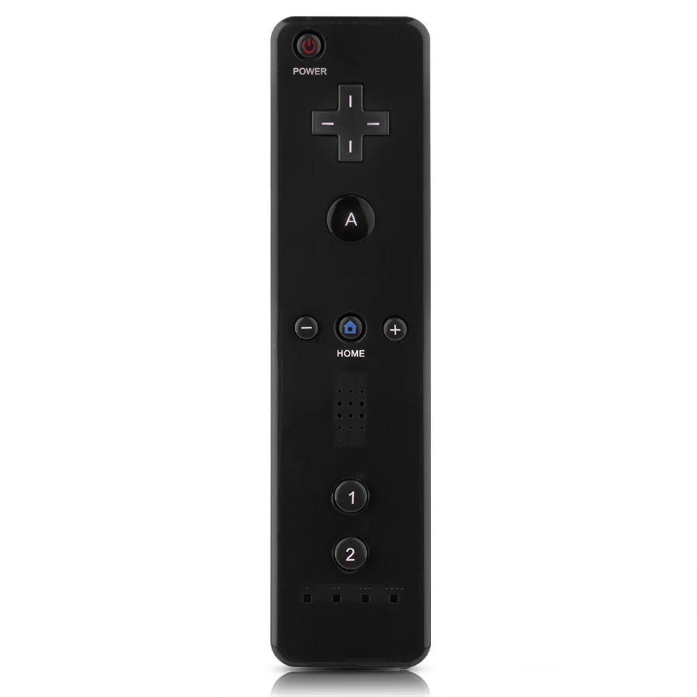 Game Controller Gamepad With Analog Joystick And Rubber Cover Game Handle Controllers For Wii Console - Цвет: Черный