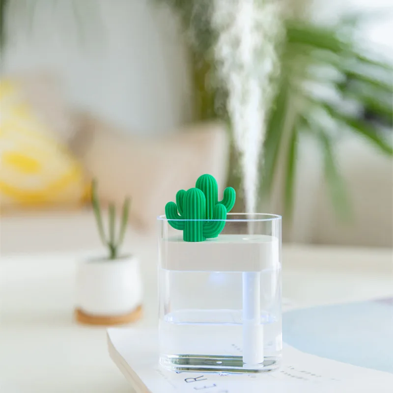

160ml Mini Air Humidifier Low Noise Aroma Essential Oil Diffuser for Home Mist Spray USB Humidifier With LED Lamp Air Purifier
