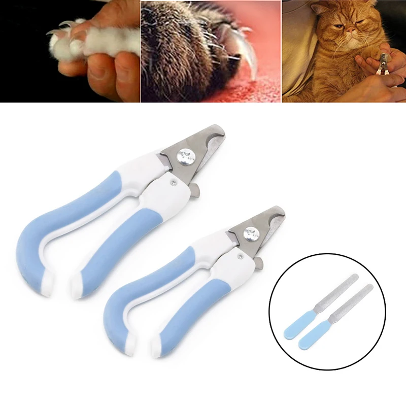 Professional Pet Dog Cat Stainless Steel Nail Toe Trimmer Clipper Grooming Tool