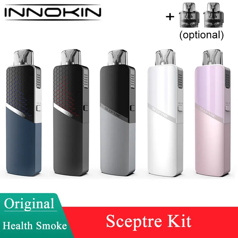 Innokin-Kit de cetro Original, batería de 1400mAh con cartucho pod de 3ml, MTL, 1.2ohm, RDL, bobina, MOD de cigarrillo electrónico Pod, vaporizador
