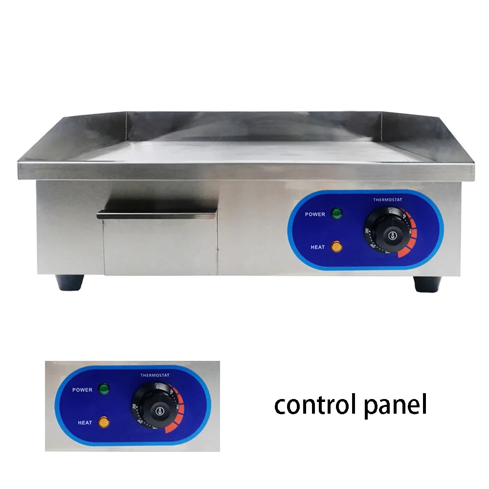 

Brand New Griddle Grill Commercial Muti-function Electric Grills Flat Pan Fried Pans Oil Collector for BBQ