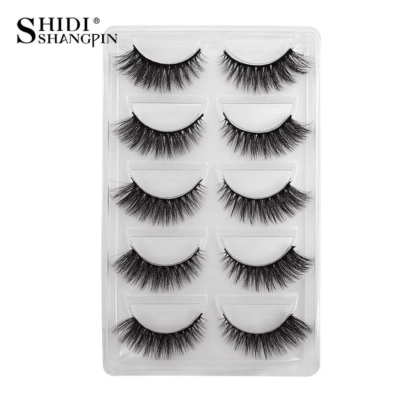 Mink False Eyelashes Soft Natural Long Reusable