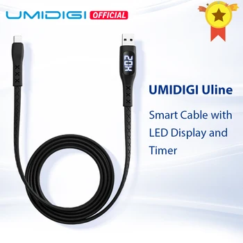 

UMIDIGI Uline USB Type C Cable with LED Display Timer Auto Power Off for UMIDIGI Xiaomi Huawei Samsung Smartphone Fast Charging