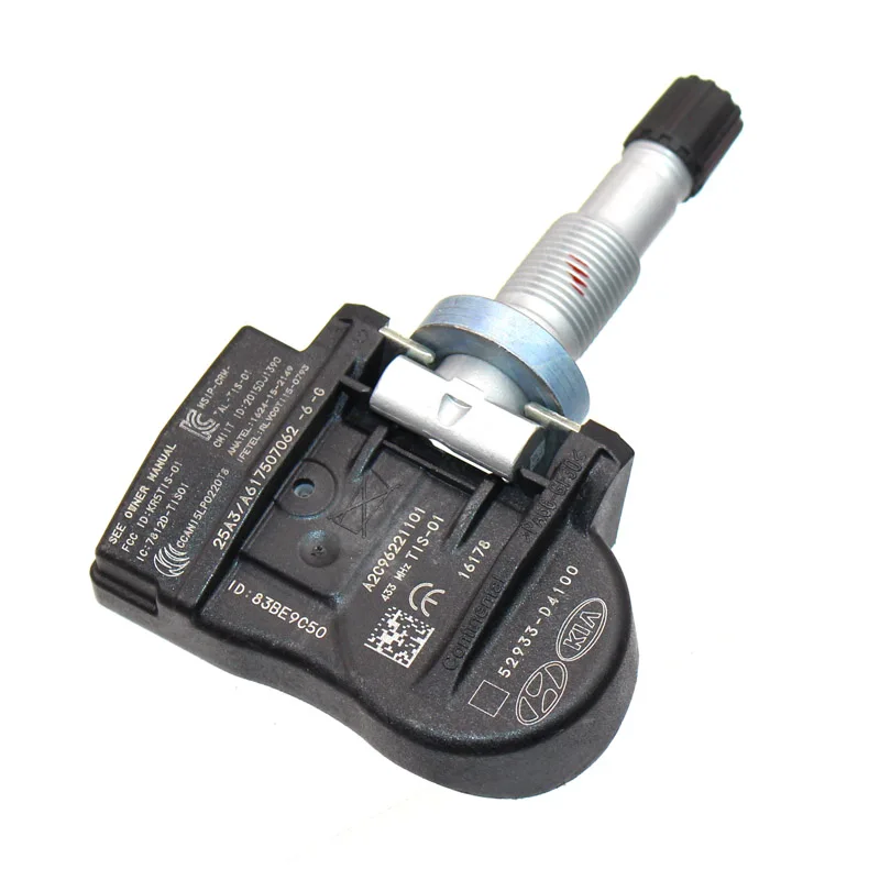 Новый датчик контроля давления в шинах 52933 C1100 TPMS для Hyundai Sonata Tucson I20(GB/IB) ix35(TL) и 2017