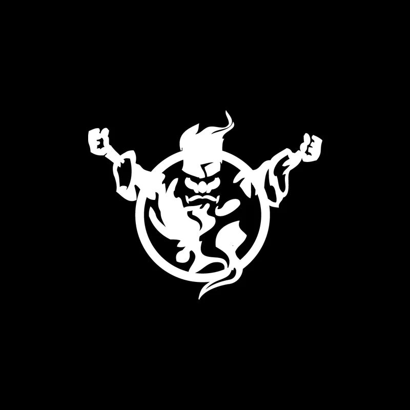 Автомобильные наклейки и наклейки 3D Thunderdome Techno и Gabber забавные виниловые наклейки на машину 3d Автомобильные наклейки черный/белый Размер 17 см* 16,3 см - Название цвета: CB258d2
