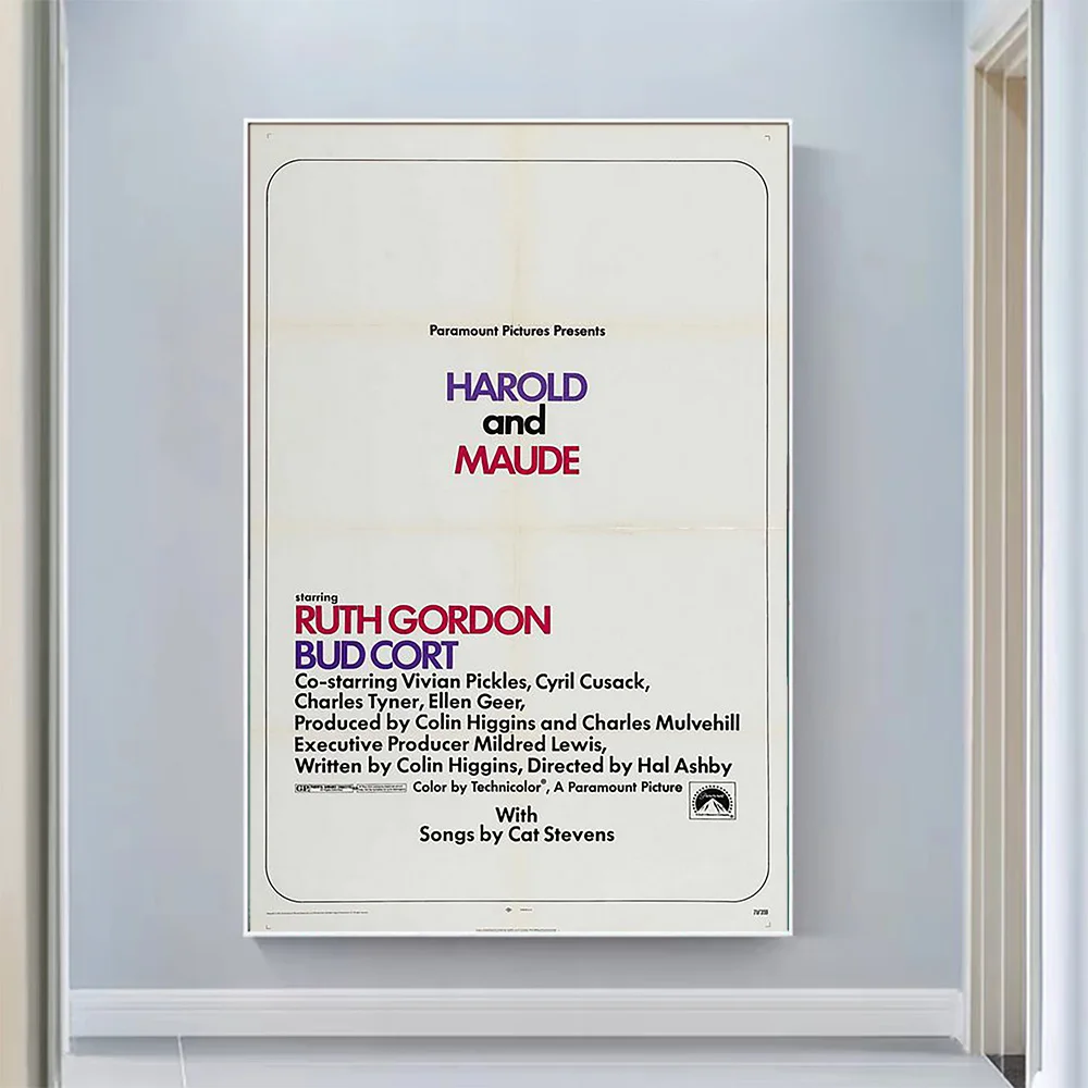 

V1000 Harold and Maude (3) Vintage Classic Movie Wall Silk Cloth HD Poster Art Home Decoration Gift