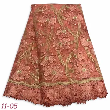 

French Net Laces Fabrics High Quality Tulle African Laces Fabric For Wedding Nigerian Tulle Lace Material With Stones 02