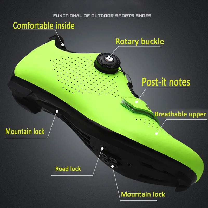 Road Cycling Shoes Men Bicycle Shoes Mountain Bike Shoes Sapatilha Ciclismo MTB Mountain Cycle Sneaker Triathlon Racing Shoes