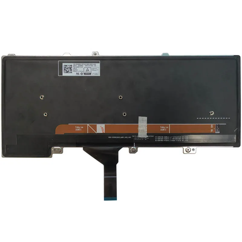 Teclado dos Eua para Dell Teclado do Portátil com Retroiluminado Novo Alienware 13 r3 0d69r2 Pk1326s1c02 15r3 15 r4 - Imagem 4