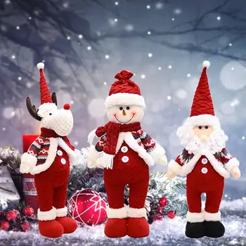 

Christmas Doll Decoration Christmas Tree 2020 New Year Innovative Santa Snowman Window Big Dolls Home Decoration