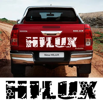 

Car Rear Back Trunk Stickers for TOYOTA HILUX Revo / Vigo Auto Vinyl Film Tuning Decals Sport Racing DIY Styling Car Accessories