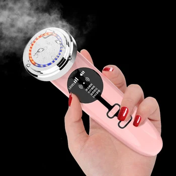 

Portable EMS Face Massager Facial Lift Sonic Cleanser 4 Modes Beauty Device Handheld Deep Cleaning Skin Calm