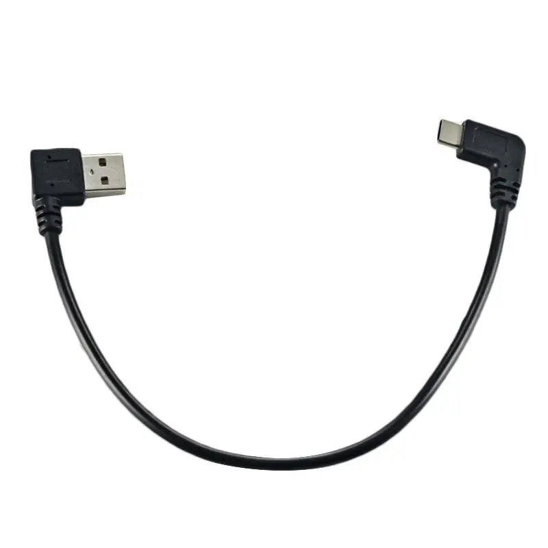 Type-C кабель для передачи данных LeTV 1S кабель для зарядки двунаправленный 90 градусов локоть USB AM Кабель-адаптер 25 см