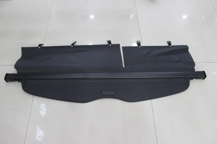 For Toyota Highlander 2004-2013 Aluminum+Canvas Rear Cargo Cover privacy Trunk Screen Security Shield shade Accessories - Цвет: Electric door