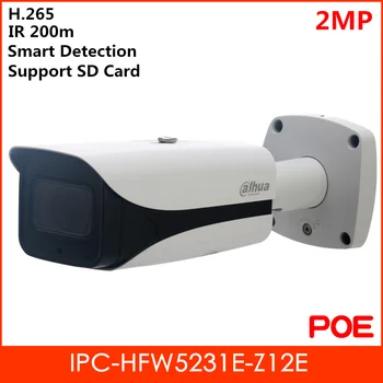 

Dahua POE Waterproof IP Camera IPC-HFW5231E-Z12E 2MP WDR IR Bullet Network Camera IR 200m 5.3mm-64mm 12x zoom lens Security cam