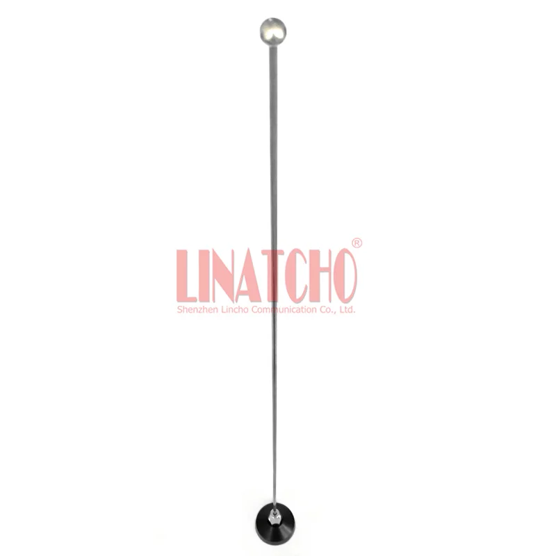 VHF Frequency 150MHz 136-174MHz Stainless Steel Whip Car Radio NMO Male Antenna