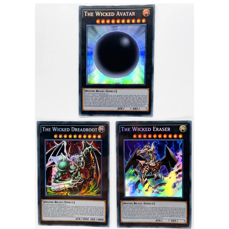 Yu Gi Oh Wicked God The Wicked Dreadroot The Wicked Eraser Diy Toys