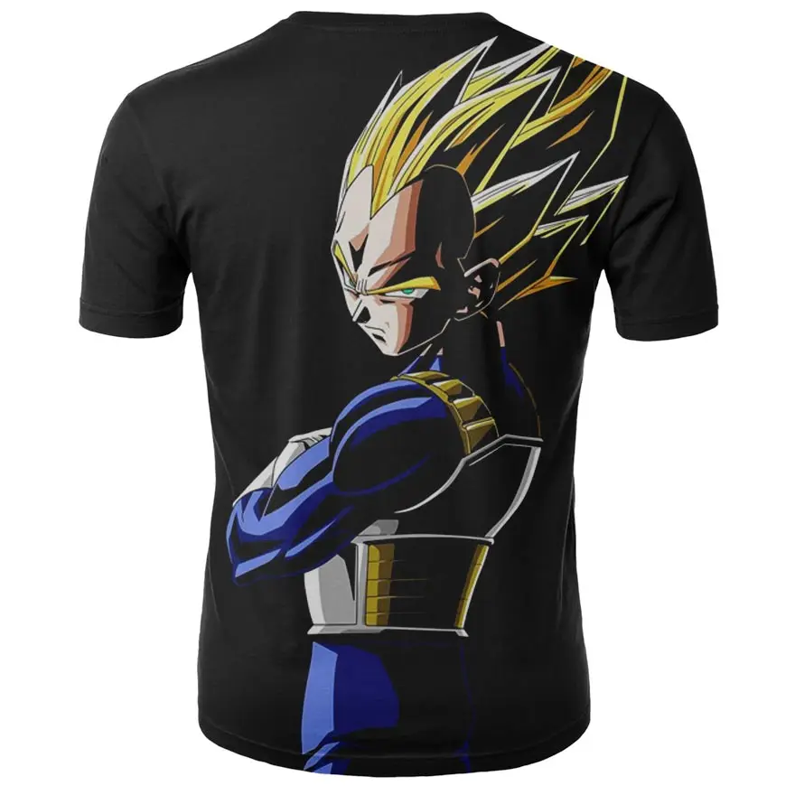 Мужская футболка Dragon Ball 3D печать футболка Гоку драгонболл зет анимация высокое качество удобная дышащая Повседневная футболка с круглым вырезом