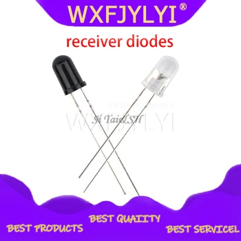 

25pairs 5mm 940nm LEDs 25pcs infrared emitter and 25pcs IR receiver diodes