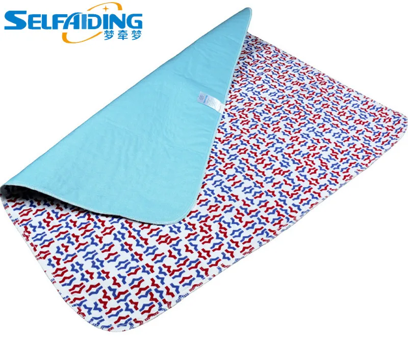 Моющиеся подушечки для кровати для взрослых мочи водонепроницаемый лист протектор