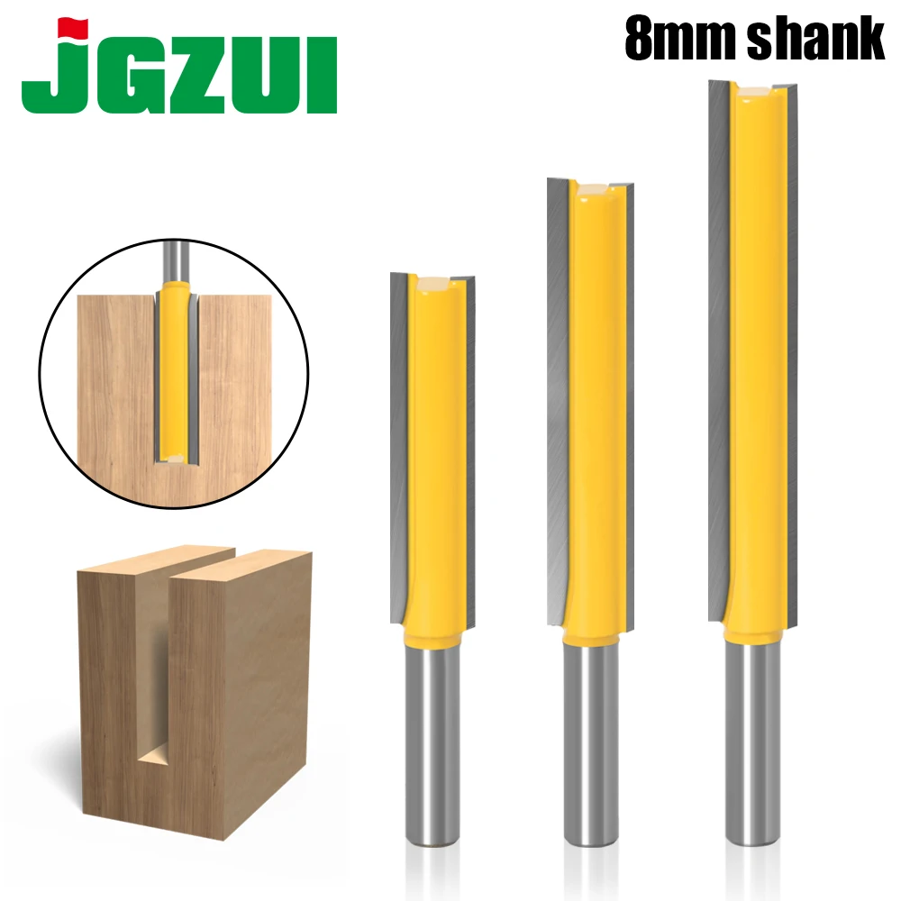 

1pc Straight/Dado Router Bit 1/2" Dia. X 2"X 2-1/2"X 3" Length - 8mm Shank Woodworking cutter Wood Cutting Tool