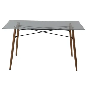 

Table BERGEN metal clear crystal, 140x80 cms