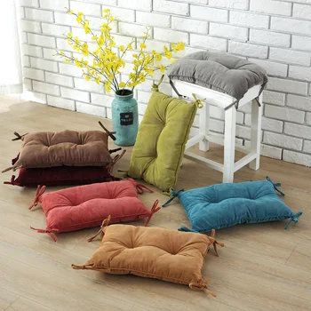 

Thick Cushion Mattress Sofa Office Chair Cushion Home 28x48cm Rectangle Soft Comfortable Cushions for Chair Floor Room Decor Q