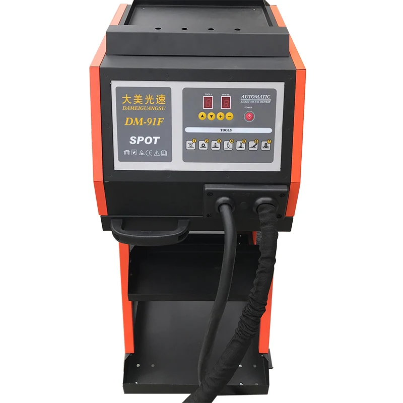 Popular High Quality Spot Welder Cheap Dent Puller Machine  Welding  110v 220v 380v 3500a 3kw f98es panel spot welding machine puller vehicle dent removal manual spot welder tool，metal plates dent repair