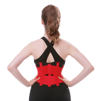 

Plus Size Neoprene Back Brace Orthopedic Corset Lumbar Support with Double Banded Strong Compression Pull Straps Black