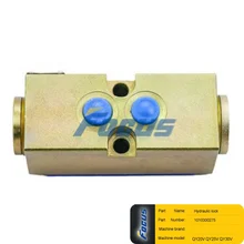 Truck Crane QY20V QY25V QY30V Spare Parts Hydraulic lock 1010300275