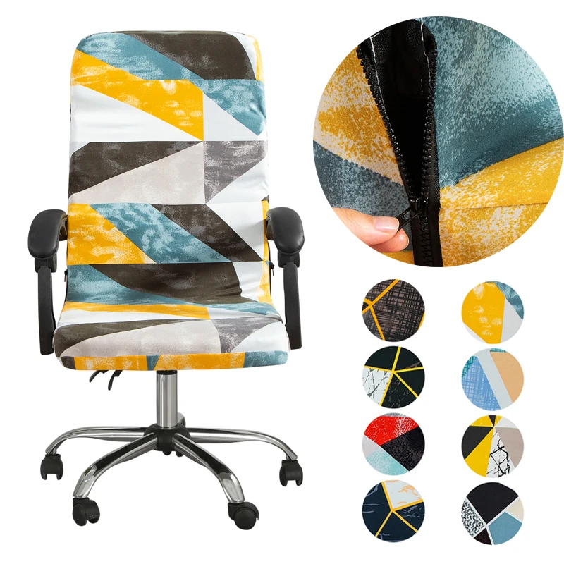 

Office Computer Game Chair Cover Armchair Elastic Stretch Swivel Seat Gaming Chair Protector Slipcover Arm Rest Cover