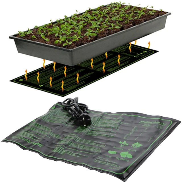 Egyesült Államok Eu Au Plug Vízálló Palánták Fűtés Mat 50X25Cm Növényi Vetőmag Csírázási Szaporodás Klón Indító Pad Kerti Készletek - Image 6