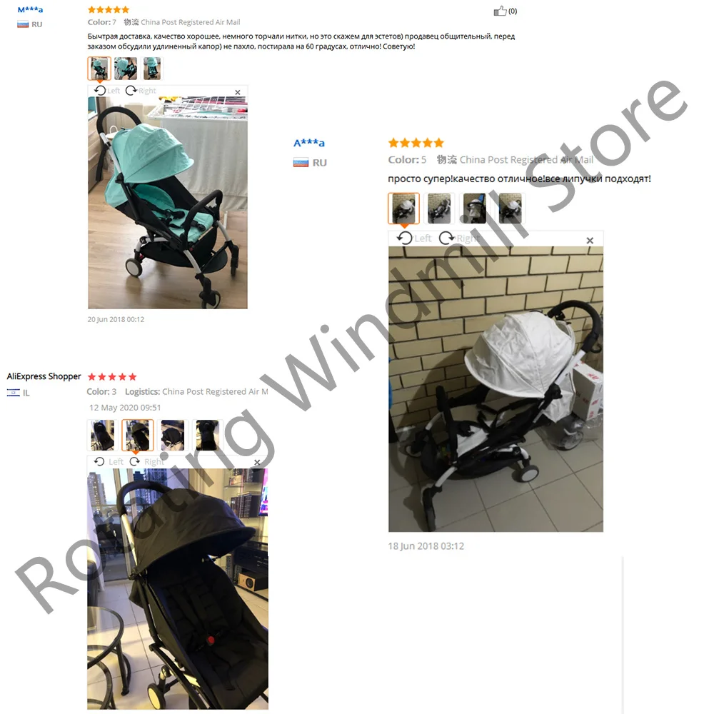Солнцезащитный чехол для коляски и подушка из ткани Оксфорд с карманом на молнии