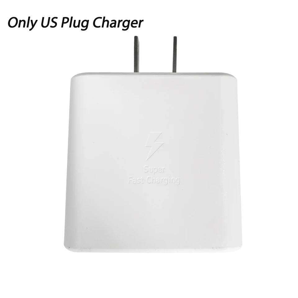 airpods usb c Samsung S20 S22 Ultra 45W Original Super Fast Charger PD Quick Charge Adapter TypeC For Galaxy S20Plus Note 10+ A90 A80 Tab S7+ charger 100w Chargers