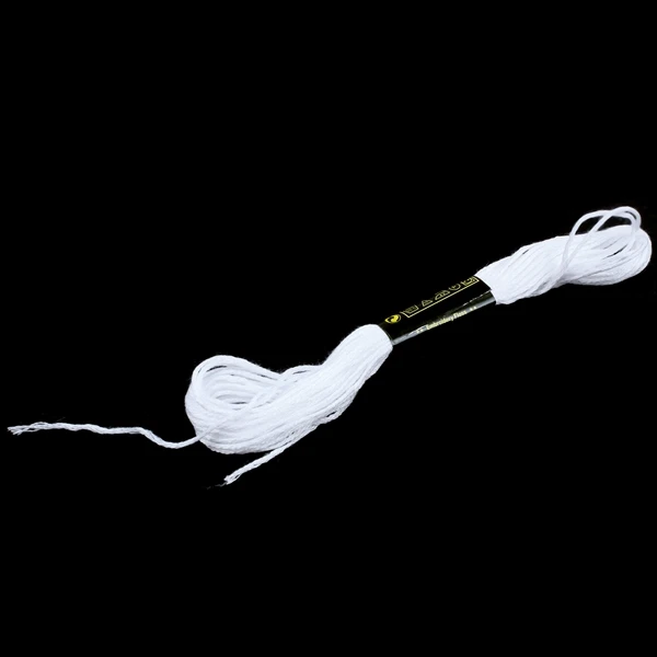 12 шт./компл. белая игла для Креста с якорем хлопковая нить вышивки мотки швейная